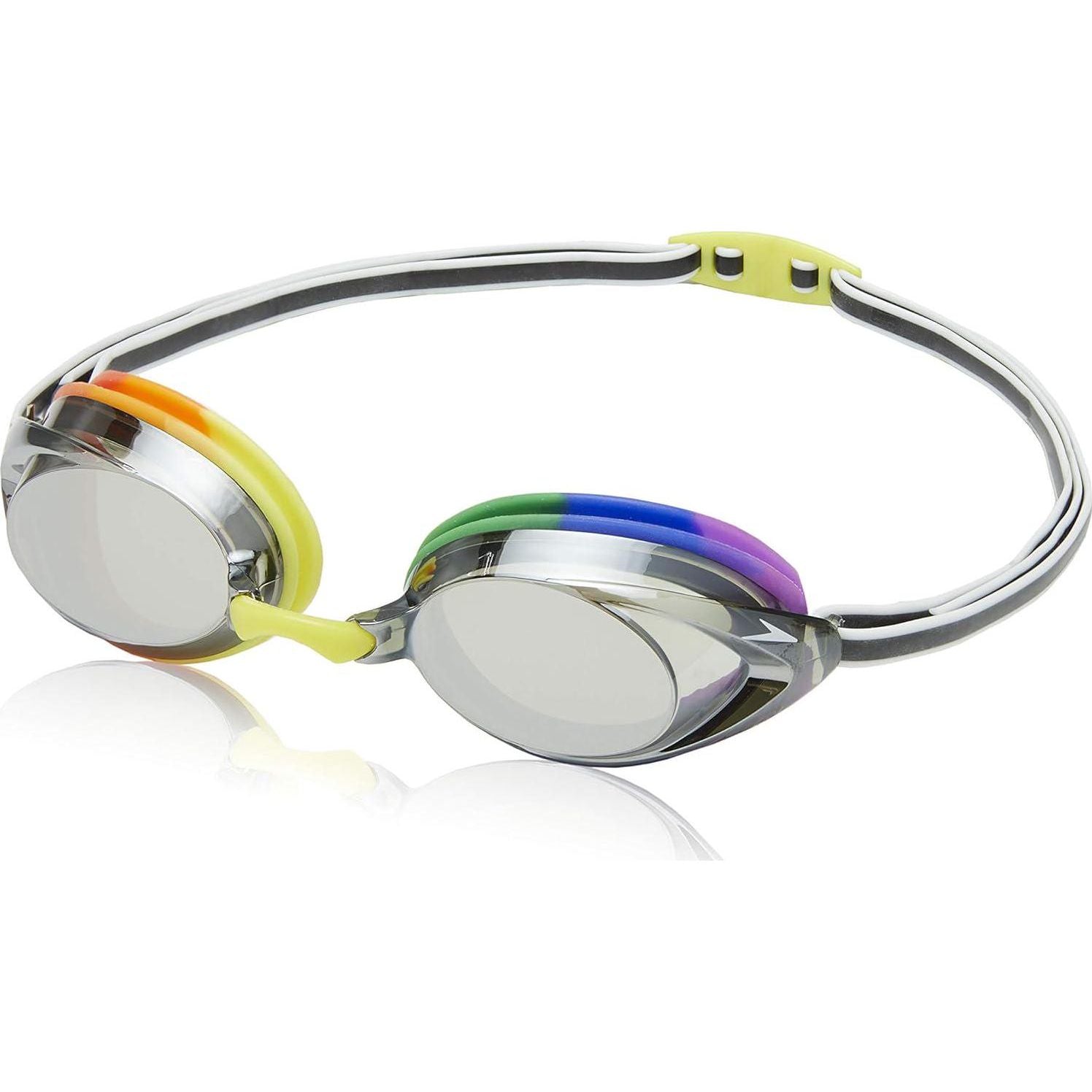 Speedo Unisex-Adult Swim Goggles Mirrored Vanquisher 2.0,Does not Apply