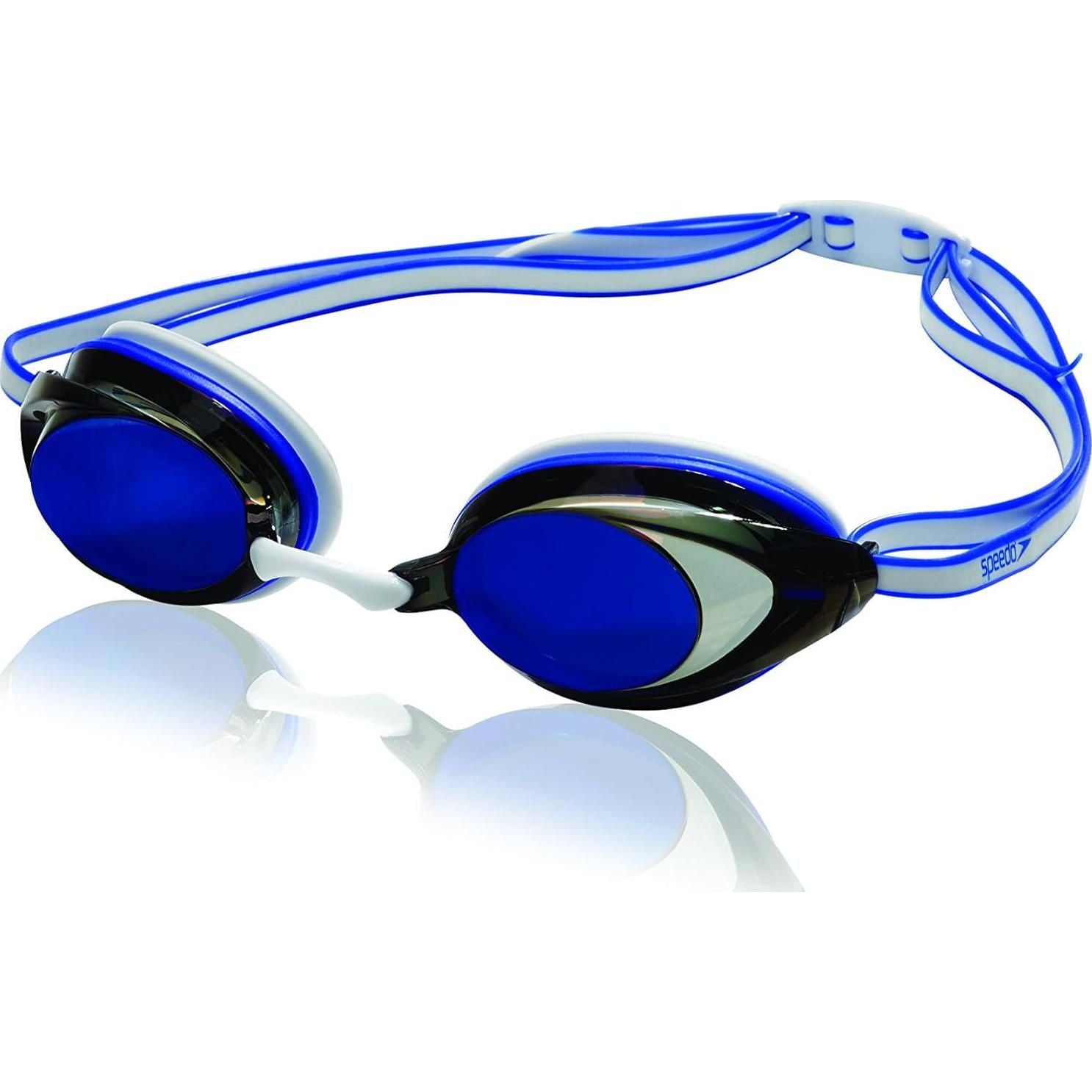 Speedo Unisex-Adult Swim Goggles Mirrored Vanquisher 2.0,Does not Apply