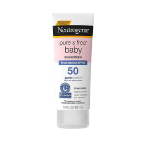 Neutrogena Baby Pure & Free SPF 50 Zinc Oxide Sunscreen 88ml