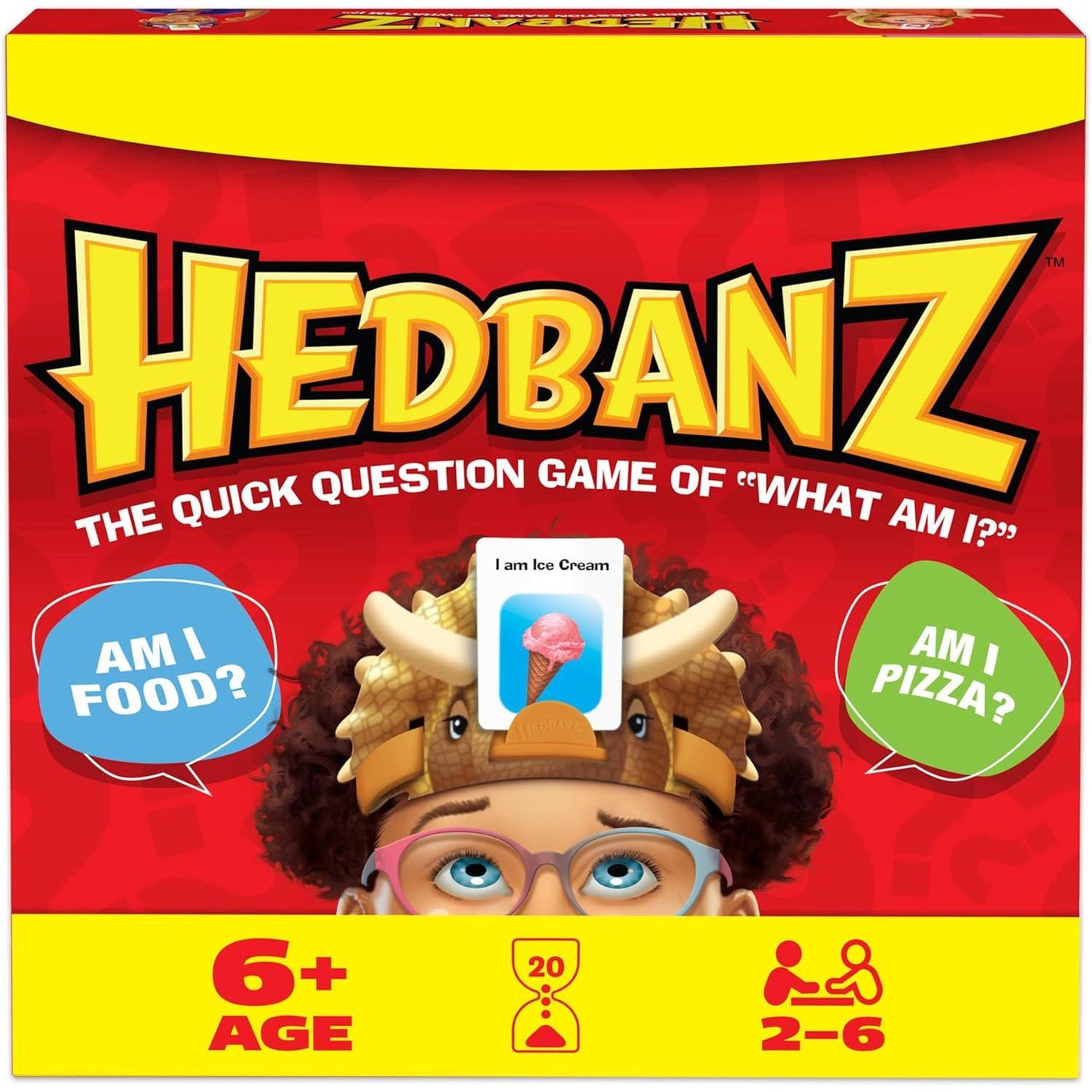 Spin Master Hedbanz 2023 Edition Picture Guessing Game with New Cards for Kids and Families Ages 6 Plus