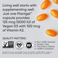 Sports Research Vitamin D3 & K2, 5000 IU Vitamin D3 & 100 mcg Vitamin K2, with Coconut Oil, Vegan, Non-GMO, 60 Softgels