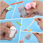 Squishies 24 Pack Kawaii Mochi Toys with Storage Box Mini Stress Relief Fidgets for Kids Party Favors