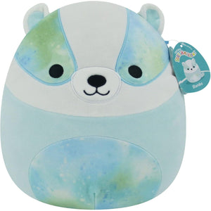 Squishmallows 12" Banks Badger Plush, Medium Size, Ultra Soft Kellytoy Official Stuffed Animal, Blue