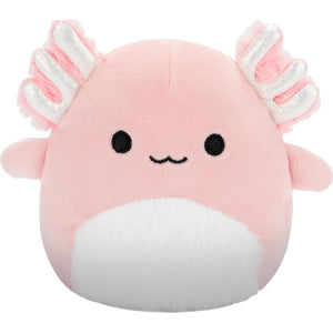 Squishmallows 5" Archie Pink Axolotl, 1 Pc Plush with White Belly, Ultra Soft, Official Jazwares Mini Toy