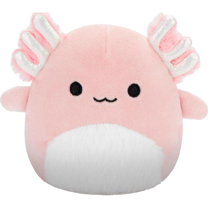 Squishmallows 5" Archie Pink Axolotl, 1 Pc Plush with White Belly, Ultra Soft, Official Jazwares Mini Toy