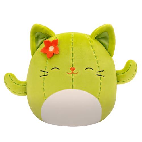 Squishmallows 8 Inch Ms Miss Green Cactus Cat Official Jazwares Plush Toy Collectible Soft Stuffed Animal