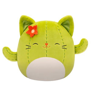 Squishmallows 8 Inch Ms Miss Green Cactus Cat Official Jazwares Plush Toy Collectible Soft Stuffed Animal