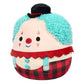 Squishmallows Ukee Clown 12 Inch Plush Toy with Teal Hair and Bowler Hat Official Jazwares Soft Toy
