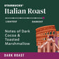 Starbucks Dark Roast Coffee, Italian Roast, 100% Arabica, Ground, 18oz Bag