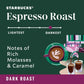 Starbucks Starbucks Ground Coffee, Dark Roast Coffee, Espresso Roast, 100% Arabica, 1 Bag (28 Oz)