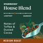 Starbucks Ground Coffee, Medium Roast House Blend, 100% Arabica, 18oz Bag