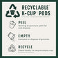 Starbucks Starbucks K-Cup Coffee Pods, Medium Roast, House Blend For Keurig Coffee Makers, 100% Arabica, 1 Box (75 Pods)