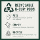 Starbucks K-Cup Coffee Pods, Medium Roast Decaf House Blend for Keurig Coffee Makers, 100% Arabica, 1 Box (22 Pods)