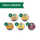 Starbucks Starbucks K-Cup Coffee Pods, Naturally Flavored Coffee Variety Pack For Keurig Brewers, 100% Arabica, 1 Box (40 Pods)