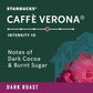 Starbucks by Nespresso Original Line Caffe Verona Dark Roast Coffee, 50 Count Espresso Pods