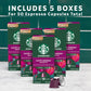 Starbucks by Nespresso Original Line Caffe Verona Dark Roast Coffee, 50 Count Espresso Pods