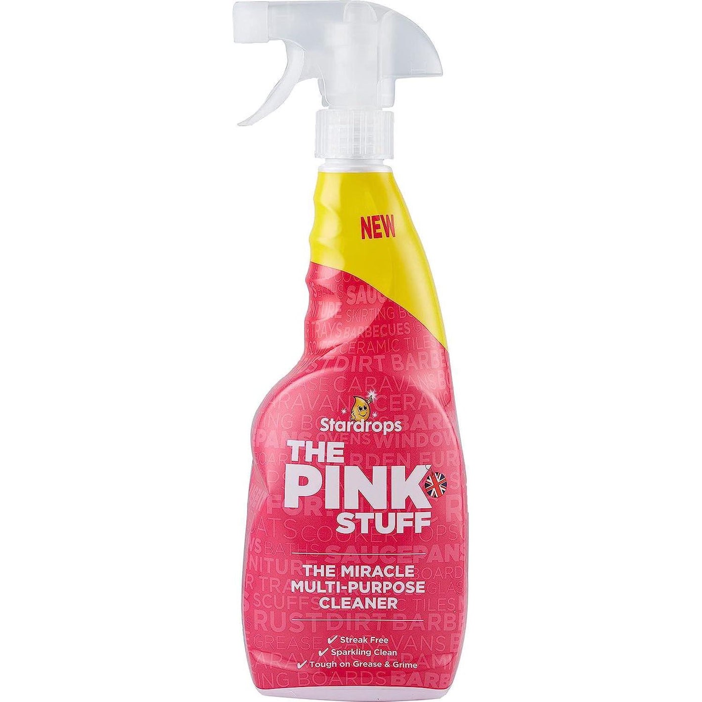 The Pink Stuff Miracle Multi-Purpose Cleaner, Removes Grease, Grime & Stains, Suitable for Kitchens, Bathrooms, Floors & More