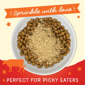 Stella & Chewy's Marie’s Magical Dinner Dust 7 oz Freeze Dried Raw Beef Food Topper with Organic Fruits and Veggies