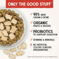 Stella & Chewy's Meal Mixers 8 oz Beef Freeze Dried Raw Dog Food Topper with Organs and Bone Grain Free for Picky Eaters