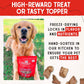 Stella & Chewy's Freeze Dried Beef Heart Dog Treats 3 oz Single Ingredient High Protein Picky Eater Friendly Training Snack