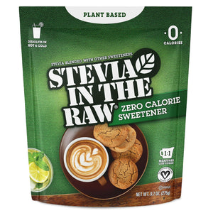 IN THE RAW Stevia In The Raw Stevia Sweetener Baker's Bag, 9.7 Oz., Zero Calorie Stevia Sugar Substitute, No Erythritol Or Artificial Flavors, Vegan, Gluten Free, Kosher, Low Glycemic Index