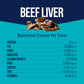Stewart Freeze Dried Dog Treats 21 oz Tub Single Ingredient Beef Liver Grain Free Training or Meal Topper Treats