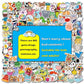 Eoaod 200 pcs Waterproof Water Bottle Stickers Vinyl for Kids Cute Travel Sticker Pack