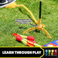 Stomp Rocket Ultra Rocket Launcher Kit, 4 Foam Rockets with Adjustable Stand, Ages 5+, Outdoor Toy for Kids