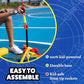 Stomp Rocket Ultra Rocket Launcher Kit, 4 Foam Rockets with Adjustable Stand, Ages 5+, Outdoor Toy for Kids