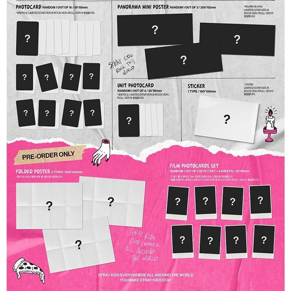 Stray Kids -STAR (ROCK-STAR) 8th Mini Album PHOTOBOOK Ver (ROCK),