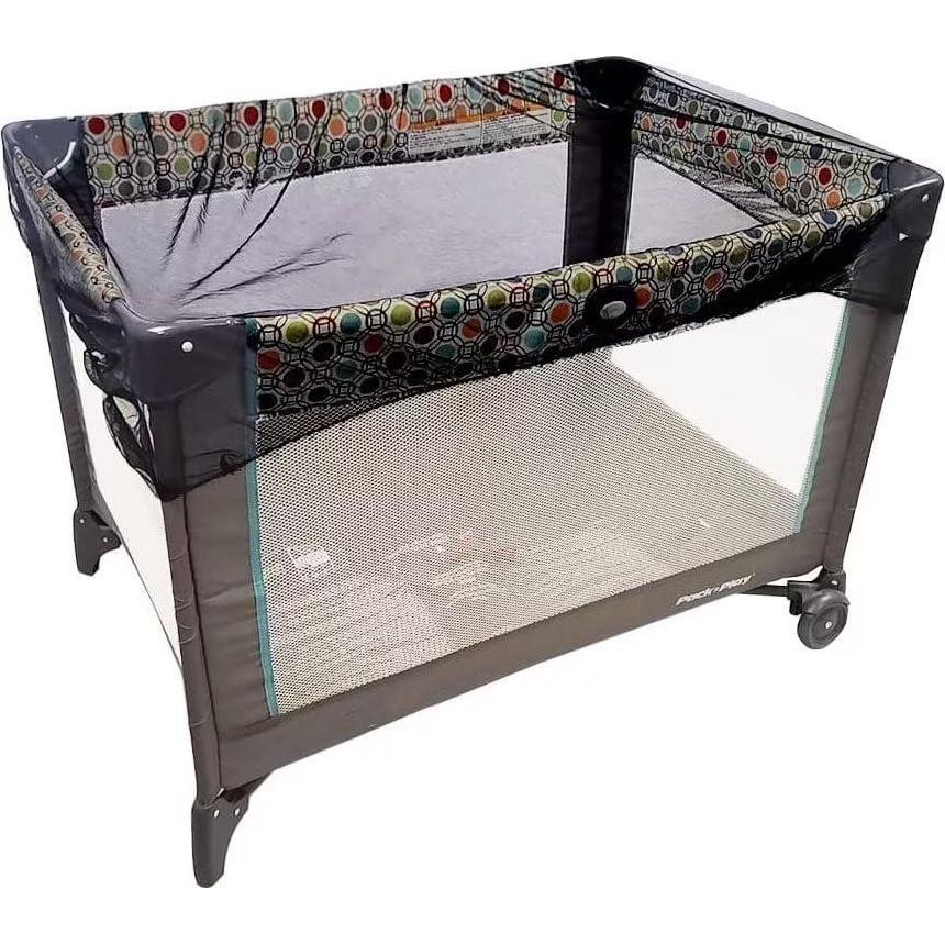 Stroller Netting Mosquito For Baby, Sewn In Pouch, Toddler Mosquito Net For Stroller With Storage Bag, Infant Car Seat Mesh Net, Black,705604458836