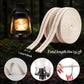Sukh Lamp Wick Lantern Wick - Lantern Wicks 3 Rolls 1/2 Inch Flat Cotton Oil Lamp Wick With Genuine Red Stitch Replacement Oil Lanterns Wick For Paraffin Oil Kerosene Based Lanterns And Candle Burners,
