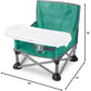 Summer By Bright Starts Pop 'N Sit Portable Booster Chair, Floor Seat, Indoor/Outdoor Use, Compact Fold, Teal, 6 Mos - 3 Yrs,