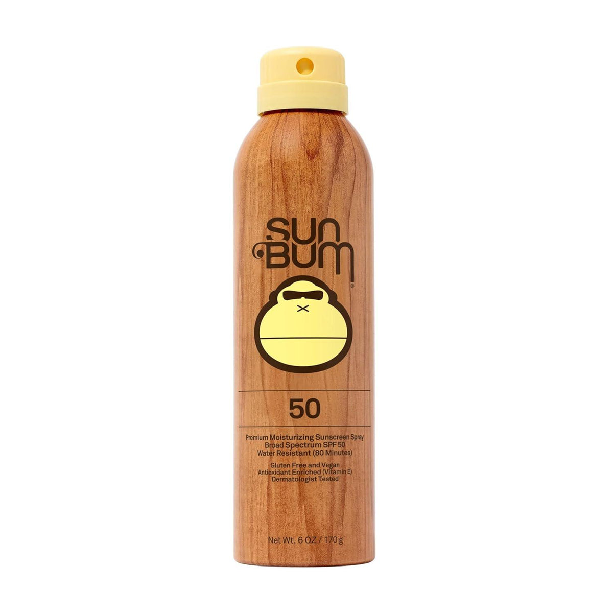 Sun Bum Sun Bum Original SPF 50 Sunscreen Body Spray | Broad Spectrum Moisturizing Sunblock With Vitamin E | Hawaii 104 Act Compliant (Octinoxate And Oxybenzone Free) | 6 Oz