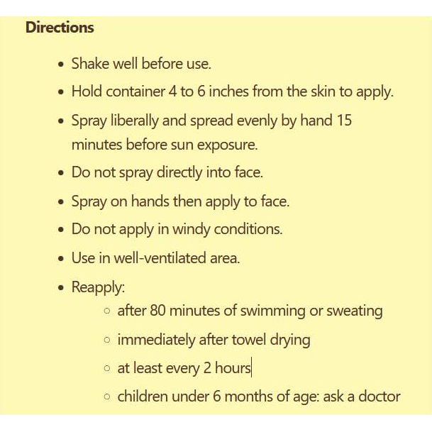 Sun Bum Sun Bum Original SPF 50 Sunscreen Body Spray | Broad Spectrum Moisturizing Sunblock With Vitamin E | Hawaii 104 Act Compliant (Octinoxate And Oxybenzone Free) | 6 Oz