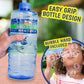 Sunny Days Bubble Solution Refill 64 oz Non Toxic with Wand Easy Grip Bottle for Bubble Machines