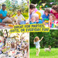 Sunny Days Maxx Bubbles Wands 4 oz Each Pack of 6 Blue Outdoor Summer Toy and Party Favor for Kids Ages 3 and Up