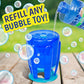 Sunny Days Bubble Solution Refill 64 oz Non Toxic with Wand Easy Grip Bottle for Bubble Machines