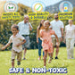 Sunny Days Maxx Bubbles Wands 4 oz Each Pack of 6 Blue Outdoor Summer Toy and Party Favor for Kids Ages 3 and Up