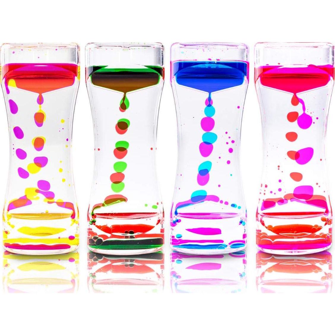 Super Z Outlet Liquid Motion Bubbler Sensory Fidget Toy 1 Piece Visual Desk Toy in Assorted Color