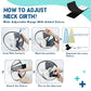 Supet Adjustable Dog Cone Collar After Surgery Recovery Neck Collar for Small Medium Large Dogs
