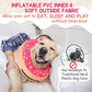 SUPET Inflatable Dog Cone Collar, Soft Donut E-Collar Alternative, Recovery Collar for Surgery, All Dog Sizes