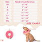 Supet Inflatable Dog Cone Soft Donut Collar for Post Surgery Recovery Comfortable Ecollar for Puppies Cats Medium Size
