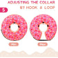 Supet Inflatable Dog Cone Soft Donut Collar for Post Surgery Recovery Comfortable Ecollar for Puppies Cats Medium Size