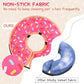 Supet Inflatable Dog Cone Soft Donut Collar for Post Surgery Recovery Comfortable Ecollar for Puppies Cats Medium Size