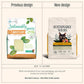 Sustainably Yours Large Grain Cat Litter 10 lb Natural Clumping and Odor Control Formula