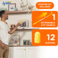 Swiffer Duster Heavy Duty Dusting Kit, 3ft Extended Handle, 1 Duster & 12 Refills
