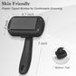 Swihauk Self Cleaning Slicker Brush Black Grooming and Deshedding Tool for Dogs and Cats