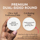 Swisspers Swisspers Premium Exfoliating Rounds, 2 Distinct Raised Textured Surface, Cotton Facial Pads, 80 Count Re-closable Bag