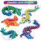 TBOLine 3D Printed Dragon Egg Fidget Toys, 4-Pack, Crystal Articulated Dinosaurs, Gift for Kids
